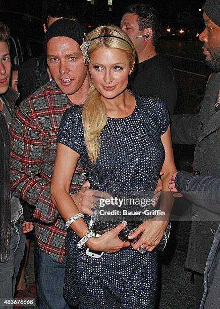 Paris Hilton and Cy Waits are seen on March 04, 2011 in Los Angeles, California.