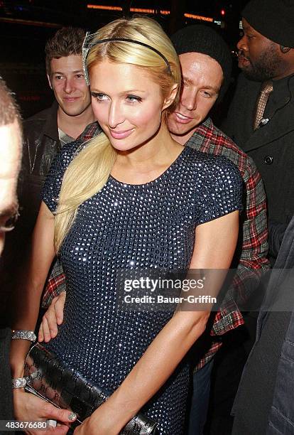 Paris Hilton and Cy Waits are seen on March 04, 2011 in Los Angeles, California.