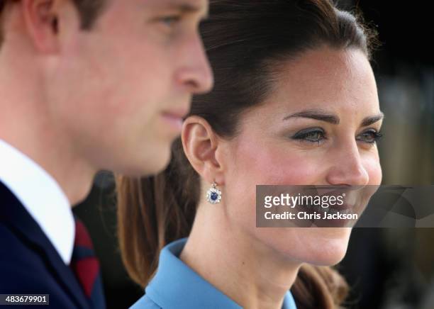 Prince William, Duke of Cambridge and Catherine, Duchess of Cambridge visit to Omaka Aviation Heritage Centre on Day 4 of a Royal Tour to New Zealand...