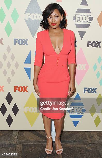 Actress Meagan Good arrives at the 2015 Summer TCA Tour FOX All-Star Party at Soho House on August 6, 2015 in West Hollywood, California.