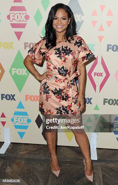 Christina Milian arrives at the 2015 Summer TCA Tour FOX All-Star Party at Soho House on August 6, 2015 in West Hollywood, California.