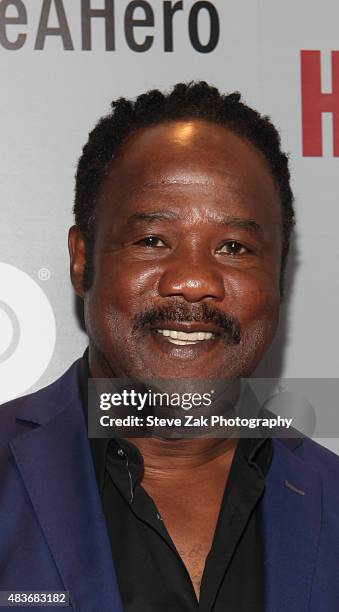 Isiah Whitlock Jr. Attends "Show Me A Hero" New York Premiere at The New York Times Center on August 11, 2015 in New York City.