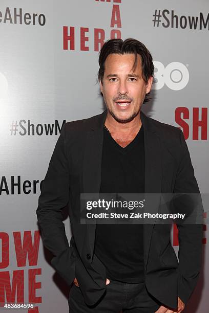 Ricky Paull Goldin attends "Show Me A Hero" New York Premiere at The New York Times Center on August 11, 2015 in New York City.