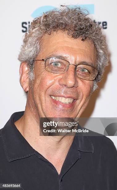 Eric Bogosian attends the opening night party for 'John' at Signature Theatre Company's Pershing Square Signature Center on August 11, 2015 in New...