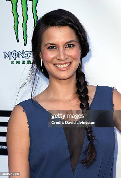 Actress Alisa Burket attends the premiere of "Alleluia! The Devil's Carnival" at the Egyptian Theatre on August 11, 2015 in Hollywood, California.