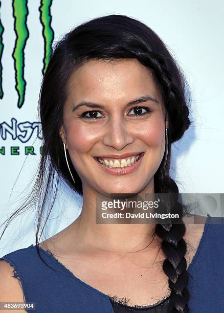 Actress Alisa Burket attends the premiere of "Alleluia! The Devil's Carnival" at the Egyptian Theatre on August 11, 2015 in Hollywood, California.