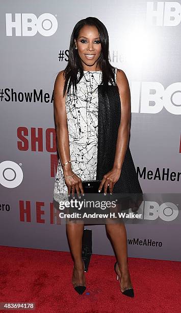 June Ambrose attends the "Show Me A Hero" New York screening at The New York Times Center on August 11, 2015 in New York City.