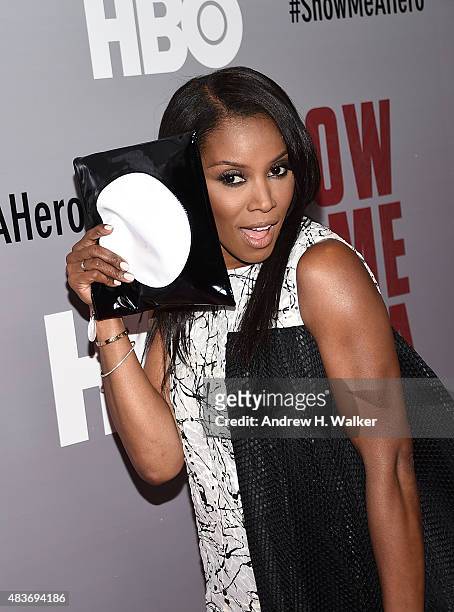 June Ambrose attends the "Show Me A Hero" New York screening at The New York Times Center on August 11, 2015 in New York City.