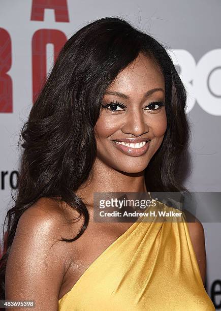 Nichole Galicia attends the "Show Me A Hero" New York screening at The New York Times Center on August 11, 2015 in New York City.
