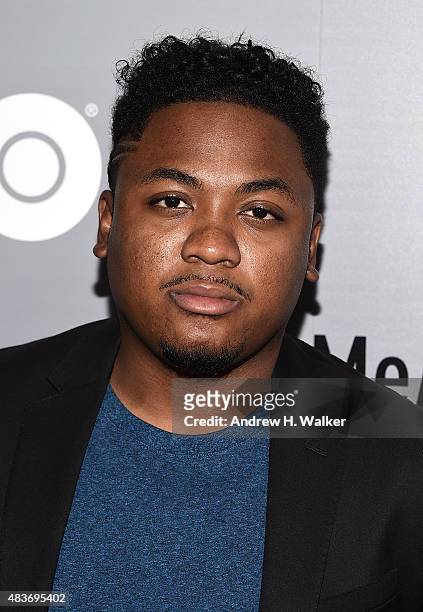 Julito McCullum attends the "Show Me A Hero" New York screening at The New York Times Center on August 11, 2015 in New York City.