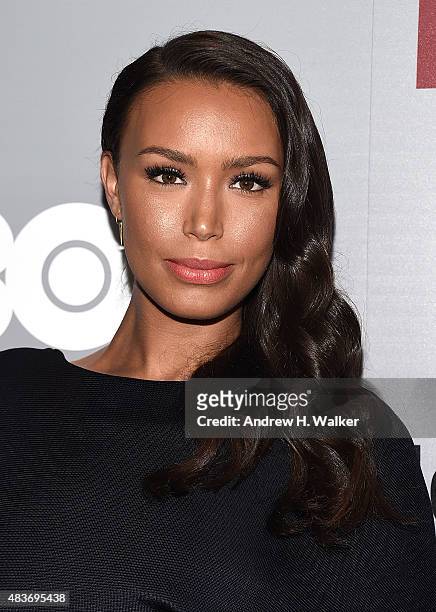 Ilfenesh Hadera attends the "Show Me A Hero" New York screening at The New York Times Center on August 11, 2015 in New York City.