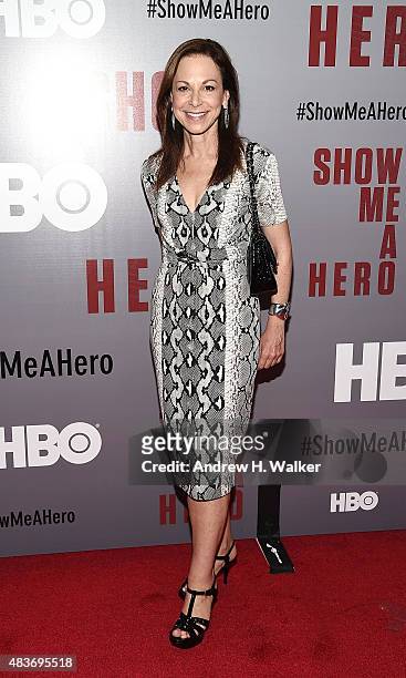 Bettina Zilkha attends the "Show Me A Hero" New York screening at The New York Times Center on August 11, 2015 in New York City.