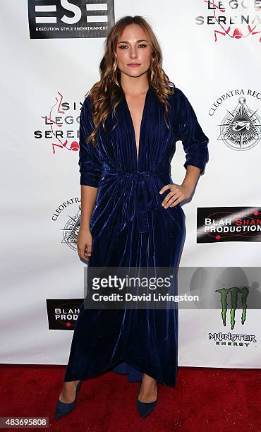 Actress Briana Evigan attends the premiere of "Alleluia! The Devil's Carnival" at the Egyptian Theatre on August 11, 2015 in Hollywood, California.