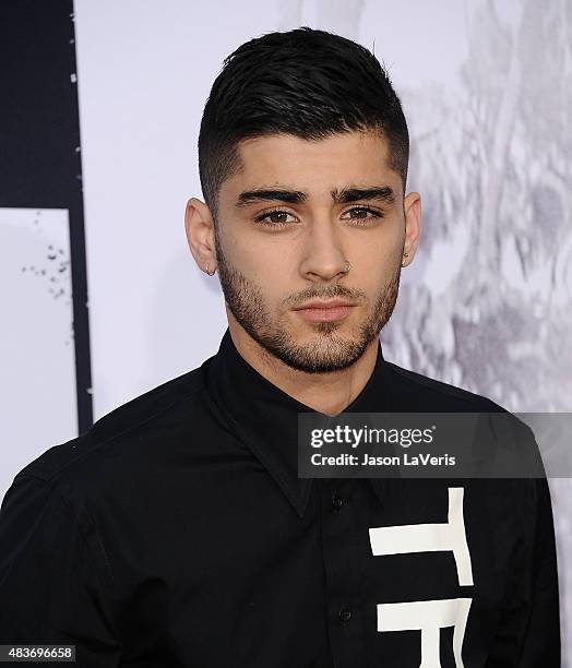Zayn Malik attends the premiere of "Straight Outta Compton" at Microsoft Theater on August 10, 2015 in Los Angeles, California.