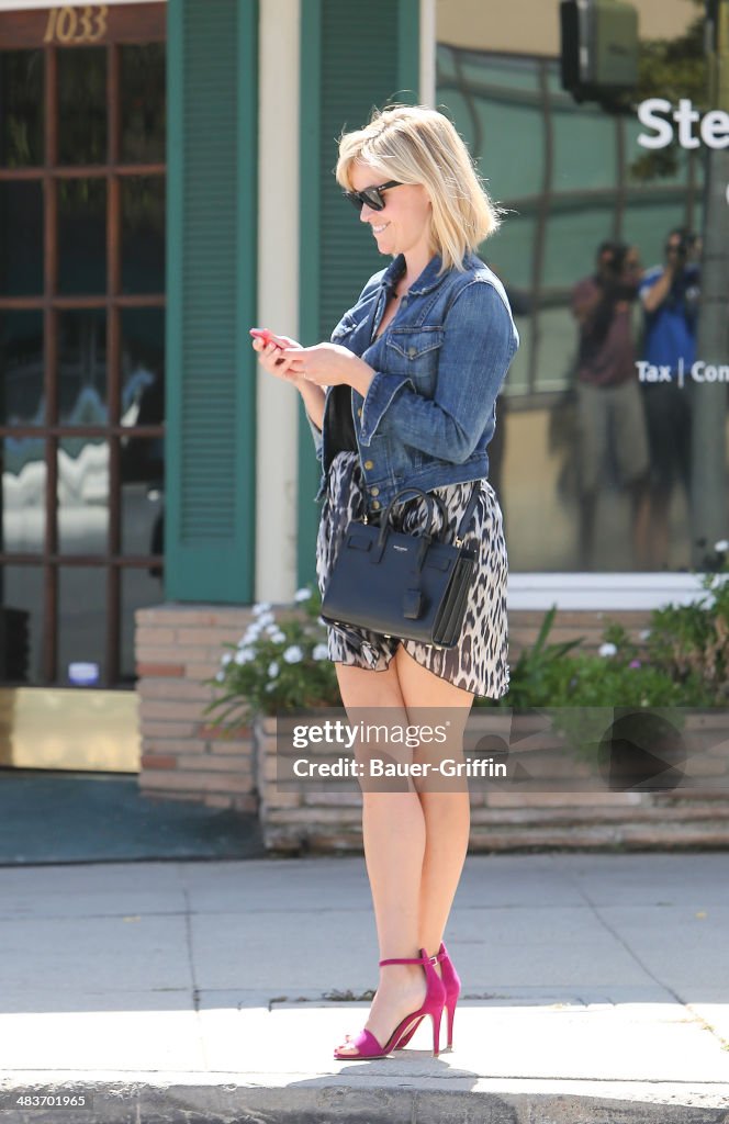 Celebrity Sightings In Los Angeles - April 09, 2014