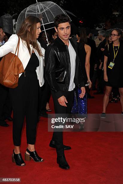 Zac Efron arrives at the film premiere of We Are Your Friends at thr Ritzy Cinema in Brixton on August 11, 2015 in London, England.