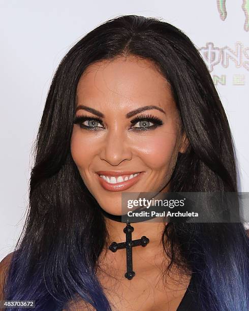 Singer Carla Harvey attends the premiere of "Alleluia! The Devil's Carnival" at the Egyptian Theatre on August 11, 2015 in Hollywood, California.