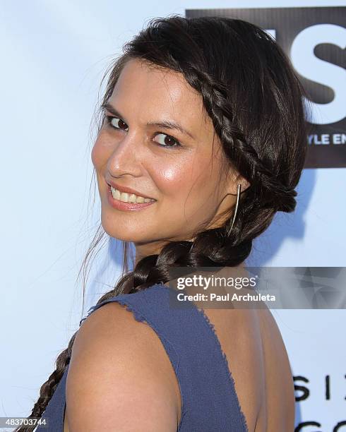 Actress Alisa Burket attends the premiere of "Alleluia! The Devil's Carnival" at the Egyptian Theatre on August 11, 2015 in Hollywood, California.