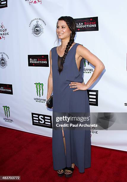 Actress Alisa Burket attends the premiere of "Alleluia! The Devil's Carnival" at the Egyptian Theatre on August 11, 2015 in Hollywood, California.