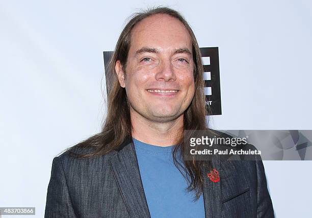 Actor Terrance Zdunich attends the premiere of "Alleluia! The Devil's Carnival" at the Egyptian Theatre on August 11, 2015 in Hollywood, California.