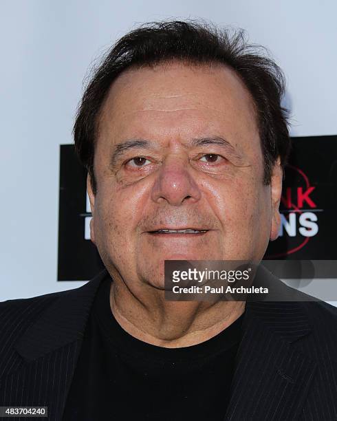 Actor Paul Sorvino attends the premiere of "Alleluia! The Devil's Carnival" at the Egyptian Theatre on August 11, 2015 in Hollywood, California.