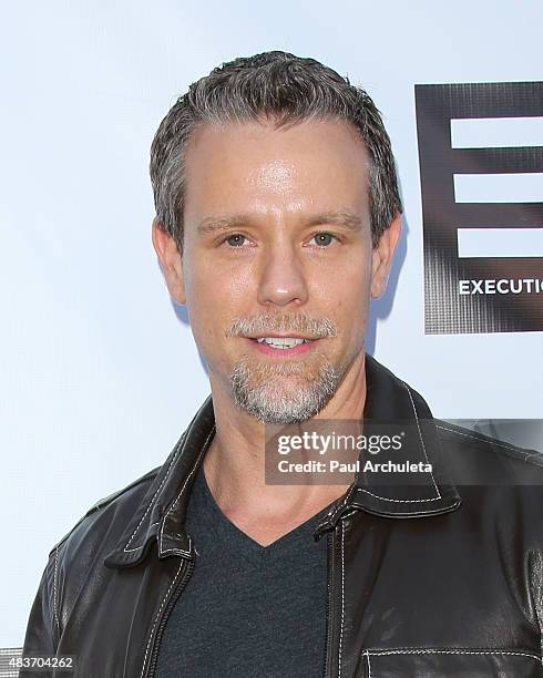 Actor Adam Pascal attends the premiere of "Alleluia! The Devil's Carnival" at the Egyptian Theatre on August 11, 2015 in Hollywood, California.