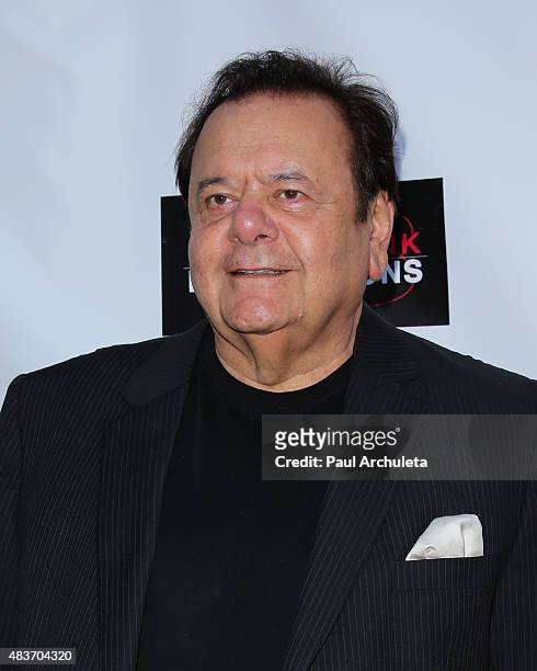 Actor Paul Sorvino attends the premiere of "Alleluia! The Devil's Carnival" at the Egyptian Theatre on August 11, 2015 in Hollywood, California.