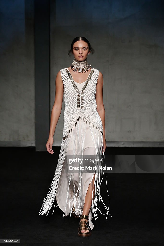 Ixiah - Runway - Mercedes-Benz Fashion Week Australia 2014