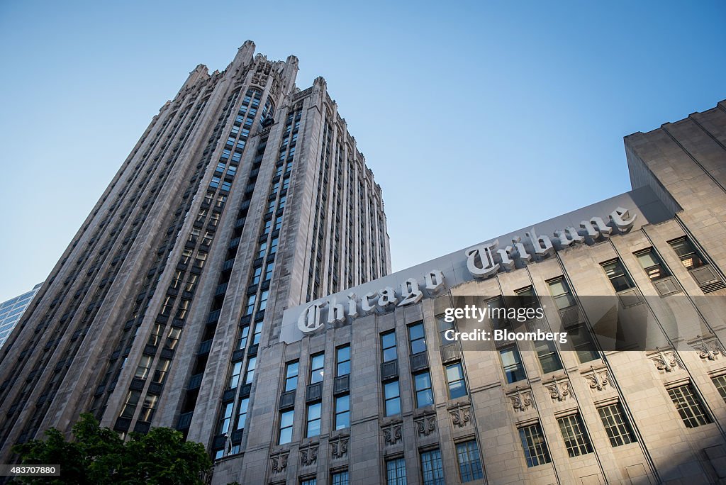 The Chicago Tribune Building Ahead Of Tribune Media Co. Earnings Figures