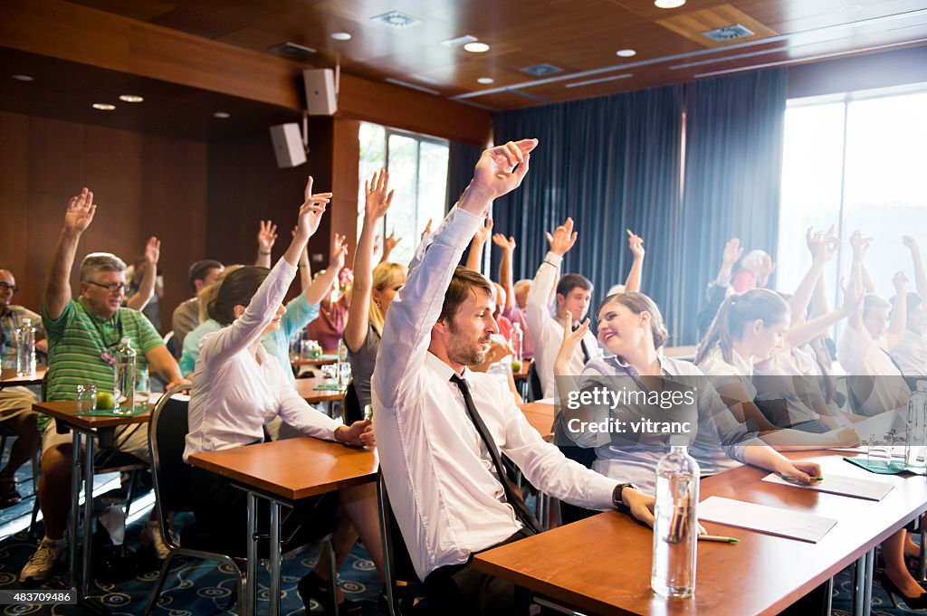 Hand Up Behaviour Hands Up High-Res Stock Photo - Getty Images