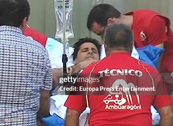 Fran Rivera Arrives at Zaragoza Hospital