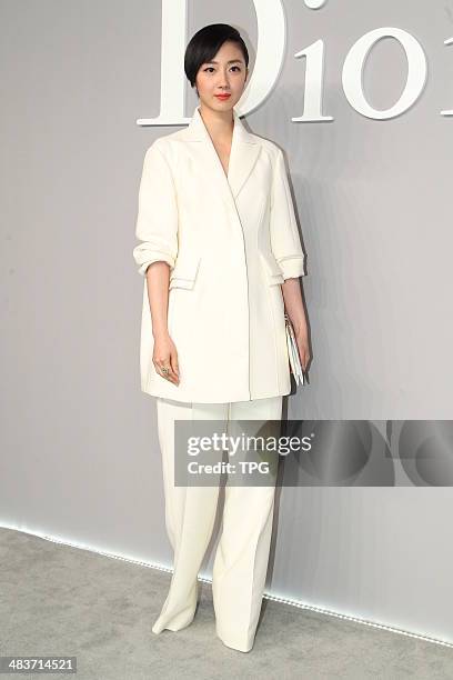 Actress Kwai Lun Mei attends Dior Haute Couture press conference on Wednesday April 9,2014 in Hong Kong,China.