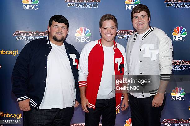 Live Show Premiere Red Carpet -- Pictured: Triple Threat --