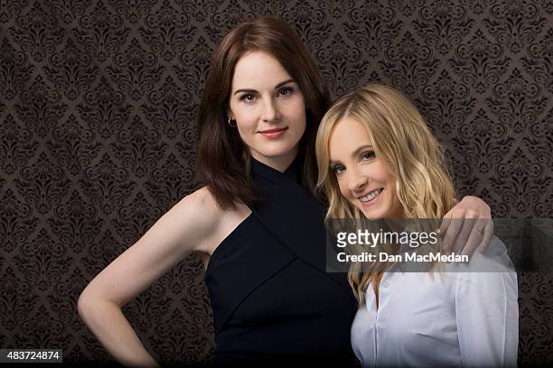 Actresses Michelle Dockery and Joanne Froggatt are photographed for USA Today on August 1, 2015 in Beverly Hills, California. PUBLISHED IMAGE.
