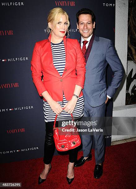 Actress Alice Evans and actor Ioan Gruffudd attend the debut of Tommy Hilfiger's Capsule Collection at The London Hotel on April 9, 2014 in West...