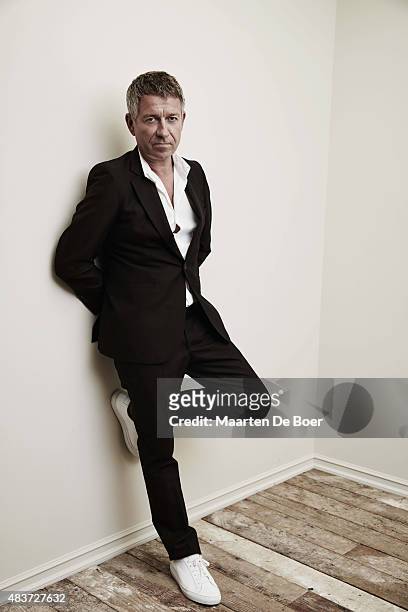 Actor Sean Pertwee from Fox's 'Gotham' poses in the Getty Images Portrait Studio powered by Samsung Galaxy at the 2015 Summer TCA's at The Beverly...