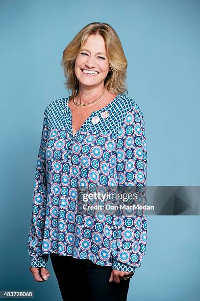 Leslie Wood attends the 'Finders Keepers' screening during the Sundance NEXT FEST at The Theatre at Ace Hotel on August 9, 2015 in Los Angeles,...