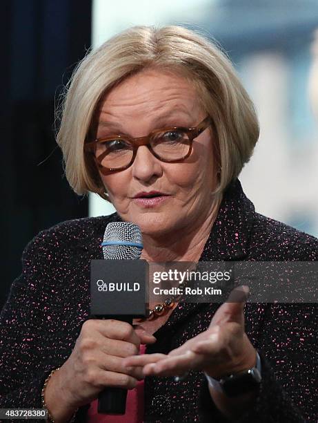 Senator Claire McCaskill attends AOL Build Presents: "Plenty Ladylike" at AOL Studios In New York on August 12, 2015 in New York City.