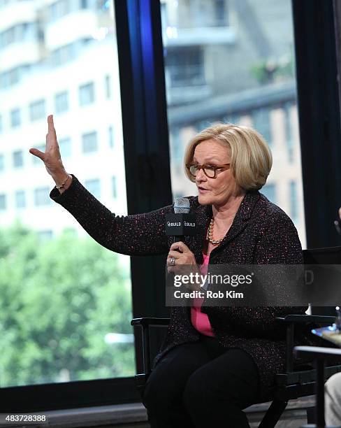 Senator Claire McCaskill attends AOL Build Presents: "Plenty Ladylike" at AOL Studios In New York on August 12, 2015 in New York City.