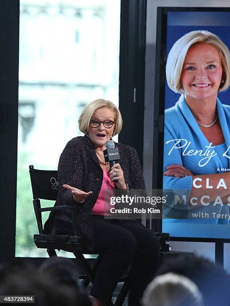 Senator Claire McCaskill attends AOL Build Presents: "Plenty Ladylike" at AOL Studios In New York on August 12, 2015 in New York City.