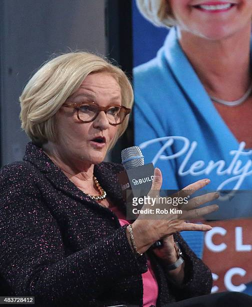 Senator Claire McCaskill attends AOL Build Presents: "Plenty Ladylike" at AOL Studios In New York on August 12, 2015 in New York City.