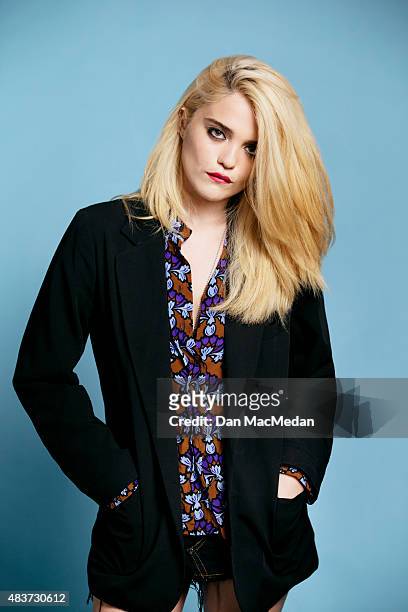 Sky Ferreira attends the 'Mistress America' screening during the Sundance NEXT FEST at The Theatre at Ace Hotel on August 7, 2015 in Los Angeles,...