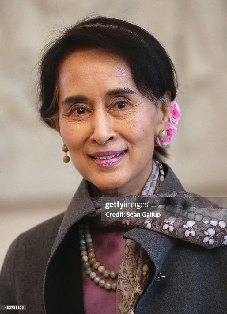 Aung San Suu Kyi Visits Berlin