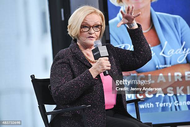 Senator Claire McCaskill attends AOL Build Presents "Plenty Ladylike" at AOL Studios in New York on August 12, 2015 in New York City.