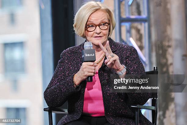 Senator Claire McCaskill attends AOL Build Presents "Plenty Ladylike" at AOL Studios in New York on August 12, 2015 in New York City.