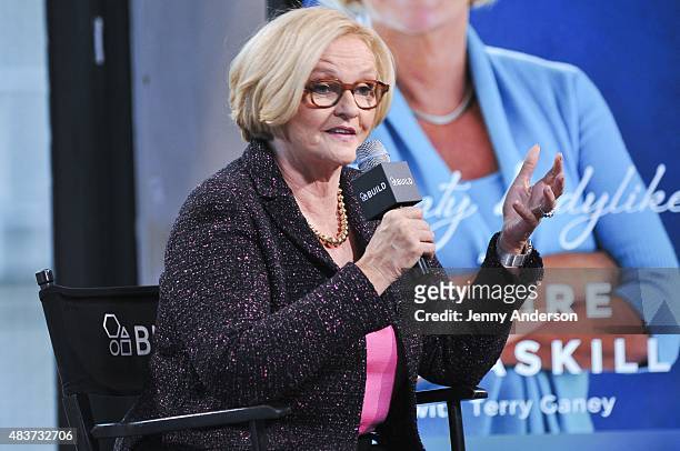 Senator Claire McCaskill attends AOL Build Presents "Plenty Ladylike" at AOL Studios in New York on August 12, 2015 in New York City.