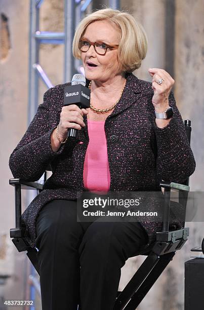 Senator Claire McCaskill attends AOL Build Presents "Plenty Ladylike" at AOL Studios in New York on August 12, 2015 in New York City.