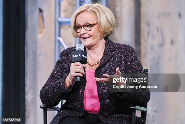 Senator Claire McCaskill attends AOL Build Presents "Plenty Ladylike" at AOL Studios in New York on August 12, 2015 in New York City.