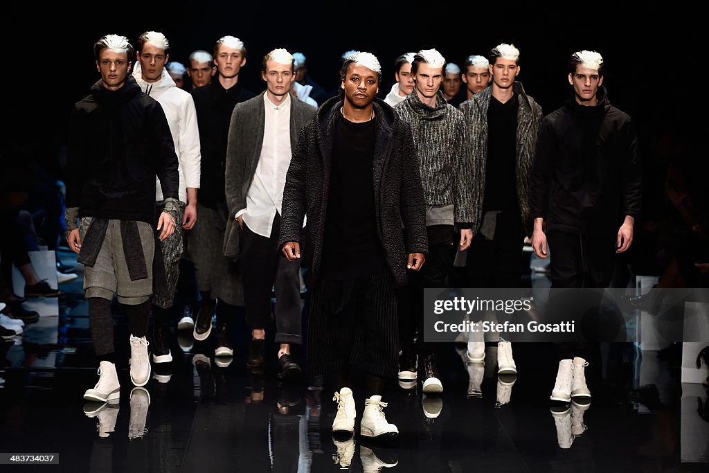 Musician Lupe Fiasco and models walk the runway at the Song For The ...