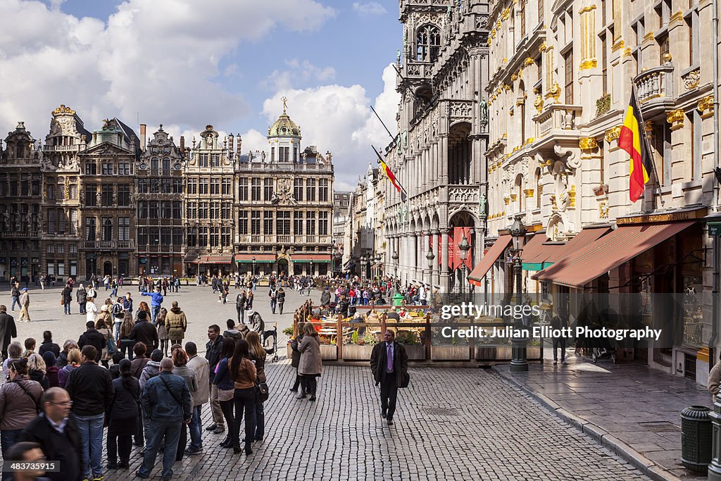 The Grand Place or Grote Mark in Brussels.